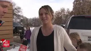 Her husband died after being stung by wasps. Now Secret Santa is delivering a special gift.