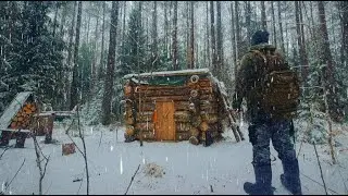 A MONTH LATER, I WENT TO THE TAIGA. I CHECKED OUT THE HOUSE, TIDIED IT UP, AND COOKED DINNER ON T...