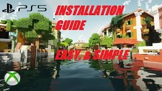 HOW TO INSTALL RT SHADERS INTO MINECRAFT PS5 | XBOX SERIES X/S | PS4 | XBOX ONE | MARCH 2024 GUIDE