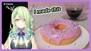 Fauna Shows Off Her Blender Donut