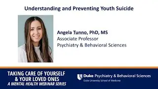 Understanding and Preventing Youth Suicide