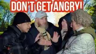 Don't get angry! Hamza & Mansur Vs Christian Ladies | Speakers Corner | Hyde Park