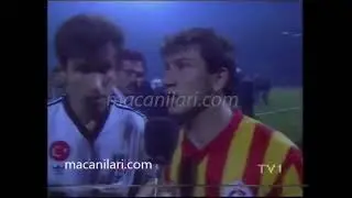 1990-1991 SEZONU 12.HF. BEŞİKTAŞ 1-1 G.SARAY