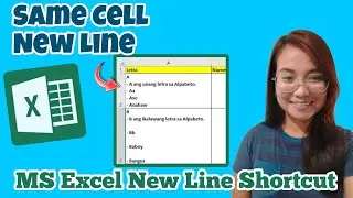 Excel Cell New Line Shortcut (How to type in New Line Same Cell Excel)