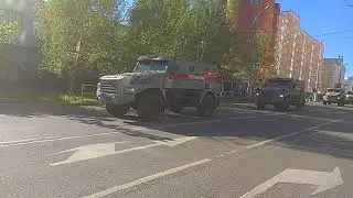 Провожаем военную технику 9 Мая 2018 в Крылатском