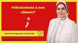 Félicitations à nos clients!!!! #immigration #canada #visaconsultants  #basmaimmigrationcanada369
