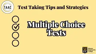 Multiple Choice Tests | Test Taking Tips and Strategies