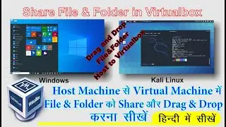 How to Share File & Folder Any Operating System in Virtualbox | Share File Window 10,7 in Virtualbox