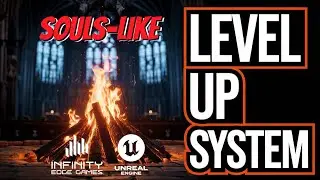 #28 Dark Souls-Style Character Leveling System | RPG Framework in Unreal Engine 5