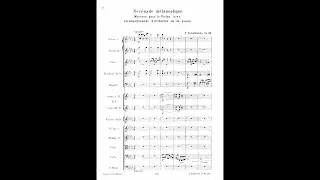 Tchaikovsky - Sérénade Mélancolique Op. 26 (Score)