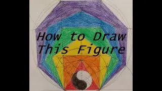 How to Draw a Circular Taijitu, Inscribed in an Equilateral Triangle, with Nesting Regular Polygons