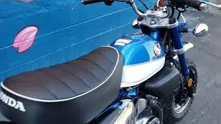2020  Blue Honda Monkey Outside