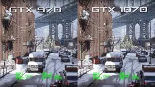 GTX 970 vs GTX 1070 - The Division 1080p Frame Rate Test