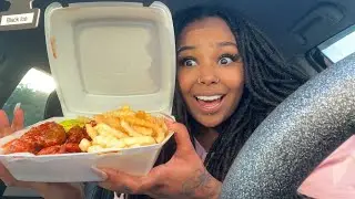 American Deli Mukbang | Hot Lemon Pepper Wet