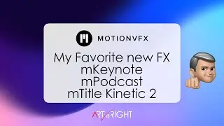 My Favorite New MotionVFX effects Walkthrough mKeynote, mPodcast, mTitle Kinetic 2