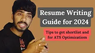 Resume Writing Guide for 2024: Tips for ATS Optimization and To Shortlist