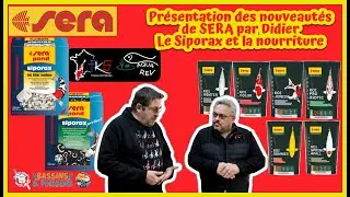 FKS 2024 les nouveautés de SERA le Siporax et la nourriture Sera (bassin de jardin)