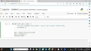 Recursive Bubble Sort