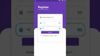 flutter login app ui 