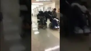 wheelchair fight   theYNC wheelchair fight