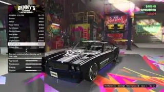 GTA V: Sabre Turbo GT Lowrider Customisation