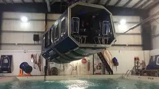 Underwater egress training with Survival Systems USA