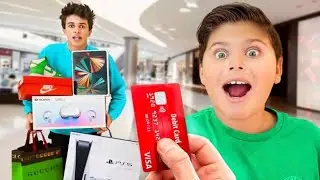 Giving My DEBIT CARD To A SUBSCRIBER!! (bad idea) Brent Rivera