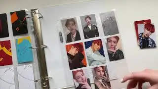 reorganizing my ateez binder :))