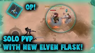 Frostborn - SOLO PvP TRYING THE NEW ELVEN FLASK!! IS VERY BROKEN THIS NEW WEAPON!!