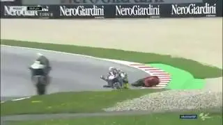 Moto2 Austria 2017 • Miguel Olivera Crash •