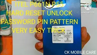 itel p661n hard reset || Itel P55 pin pattern unlock || ITEL P661N HARD RESET UNLOCK PASSWORD