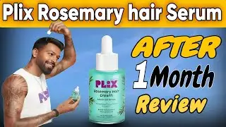 Plix Rosemary Serum Results After 1 Month 😱 | Real Review & Hair Growth Update & How to Use