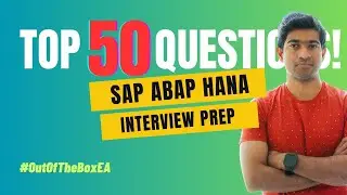 Top 50 SAP ABAP HANA Interview Questions & Answers! 
