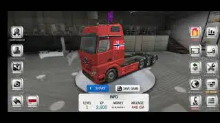 играю в Euro Truck Driver, купил тягач за 230 тыс. взломка игры