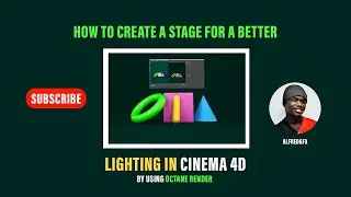 HOW TO CREATE A STAGE FOR LIGHTING TO GET A BETTER REFLECTION IN CINEMA 4D