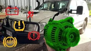 HZJ105 Alternator Replacement [step-by-step]