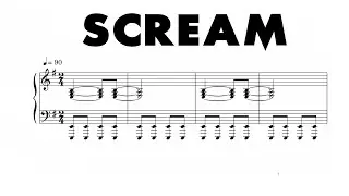Scream Main Theme Sheet Music