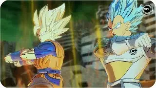 FUSION Goku SSJ Rage and Vegeta SSB - SUPER DRAGON BALL HEROES - Gogeta EX Rage