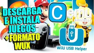 INSTALA JUEGOS PARA CEMU EN FORMATO WUX 2023 ✅ CEMU Emulador de Wii U para PC Gama Baja