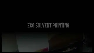 Eco solvent printing