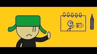 Жвачка Бабл Блю 2D Анимация