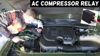 CHRYSLER 300 AC COMPRESSOR CLUTCH RELAY LOCATION REPLACEMENT, AC NOT WORKING
