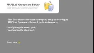 MAPILab Groupware Server tutorial