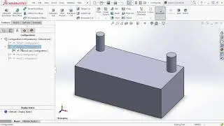Solidworks Tutorial 75: Part Derived Configurations
