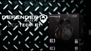 Defender Safety | Decitech E1 Active Electronic Shooting Hearing Protection