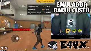 THE BEST LITE EMULATOR FOR WEAK PC 🔥e4vX 4.240.15.6505 BEST SENSI + FREE FIRE V7A + PERFORMANCE🚀