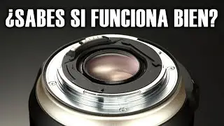 ¡COMPRUEBA esto si COMPRAS un OBJETIVO FOTOGRÁFICO! ¿ESTÁ TU lente DESCENTRADA?