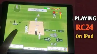 Playing Real Cricket 24 on IPad || Real Cricket 24 Gameplay #realcricket24#rc24