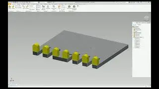 Inventor: Remove a member from a pattern to create a gap.