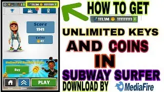 Subway surfer mod||Unlimited keys and Coins and unlocked everything.